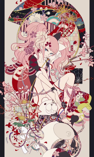 神仙画风,这也太好看了吧!画师:ボルボネ