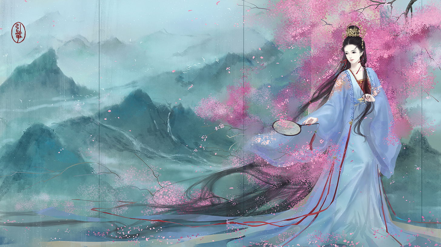 古风美人 〕作者 引筝 - 堆糖,美图壁纸兴趣社区