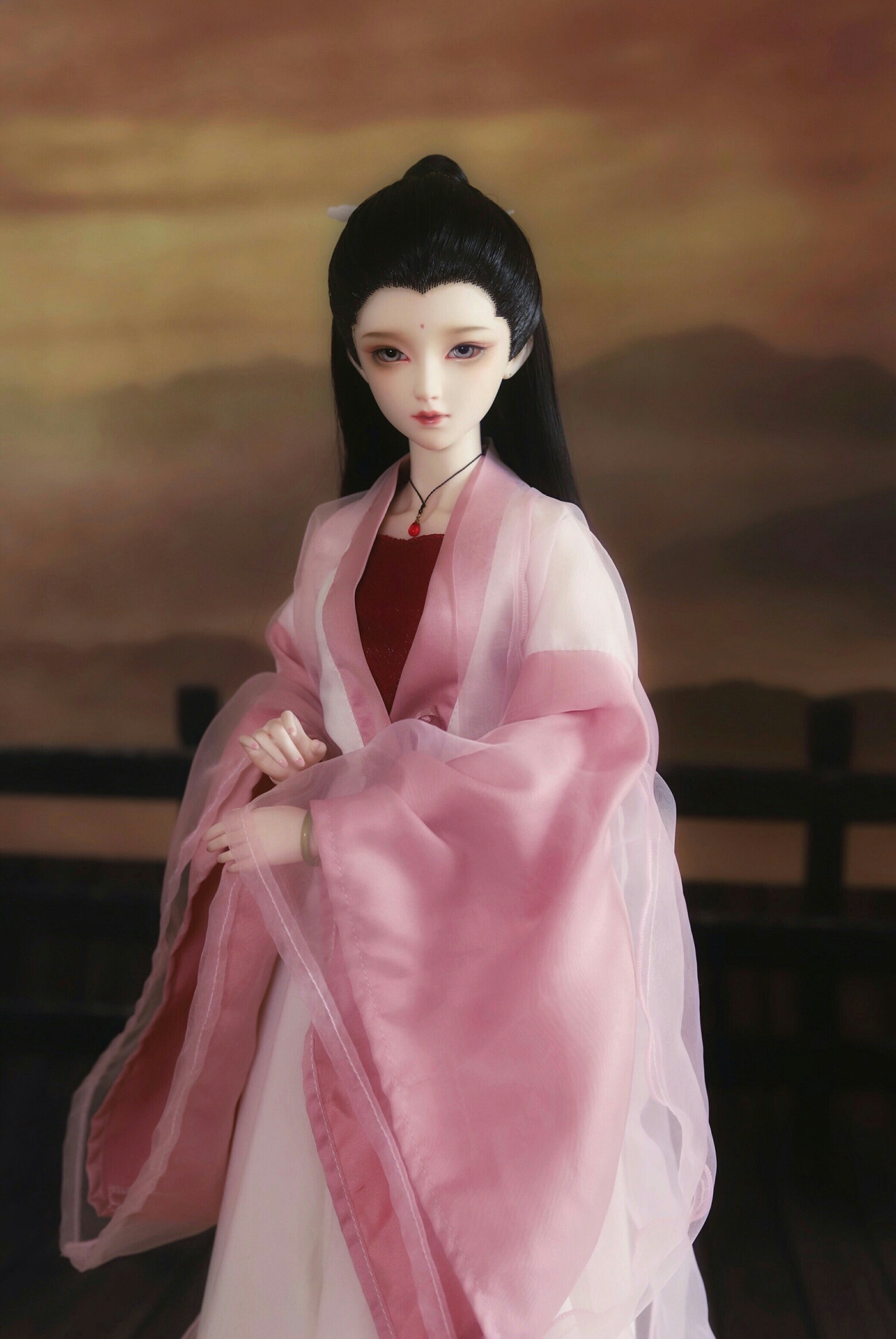 古风美人 sd娃娃 bjd 玩具 人偶 壁纸 萌物