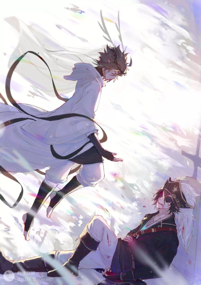 凹凸世界# 雷狮 安迷修 海盗&神使