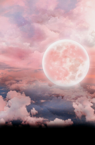 超仙背景图月亮图片
