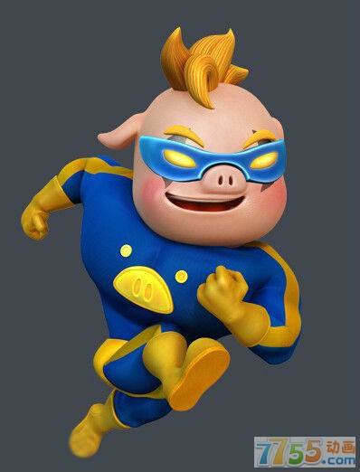 猪猪侠里面的超人强图片
