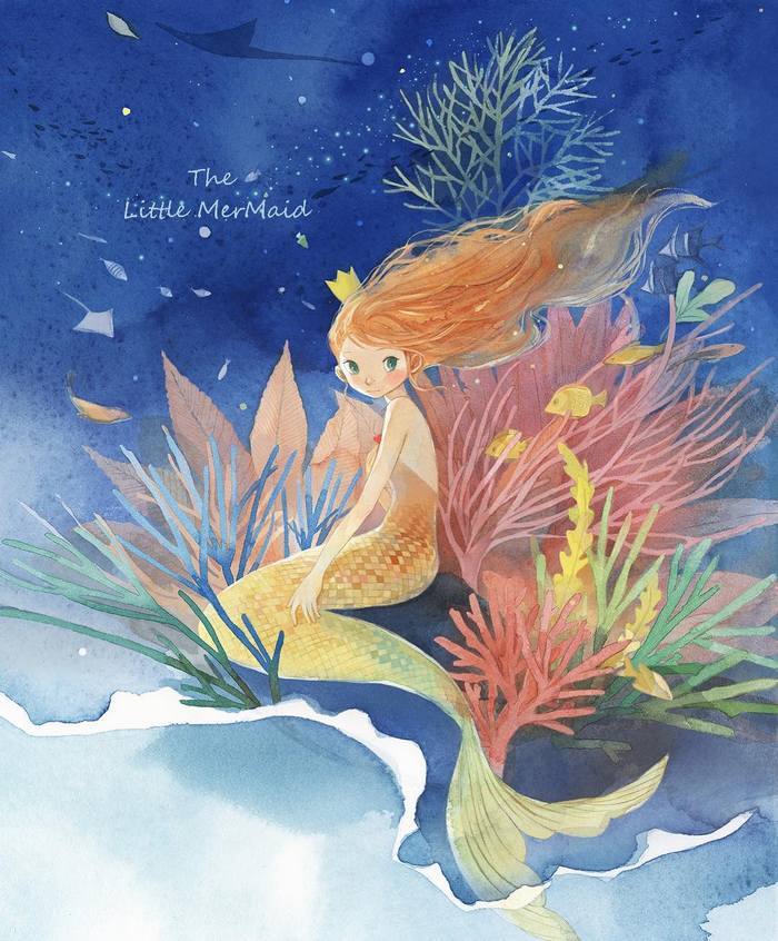 童话故事插画作品 ~ 水彩 插画 by_画师kim minji