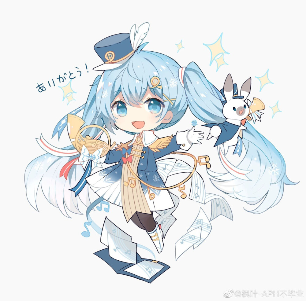 冰雪头像初音图片