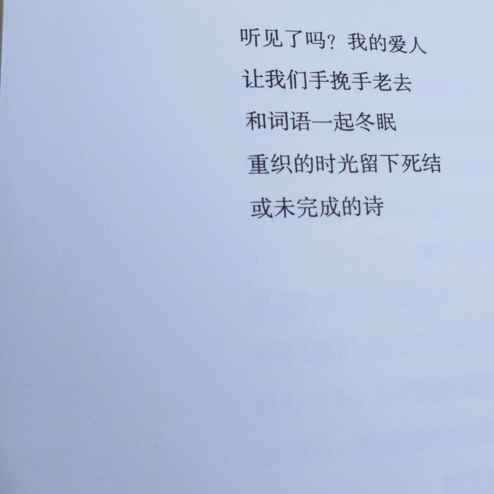 北岛诗集 文字