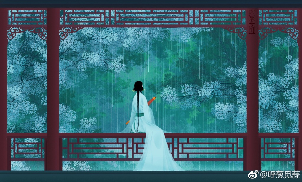 无脸古风群像图源微博:呼葱觅蒜 - 堆糖,美图壁纸兴趣