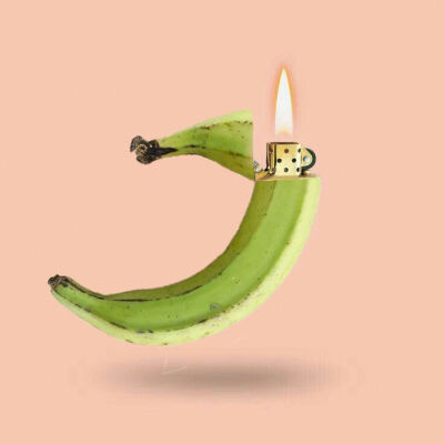 香蕉同构图形创意图片图片