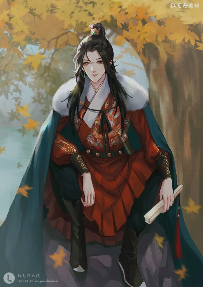 (古风美男)绘师:红毛丹大侠
