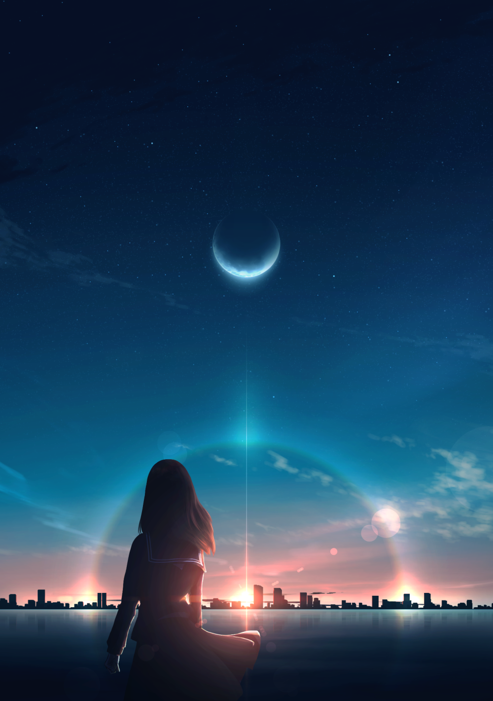 日月交替 绘师:nengoro(ネんごろぅ)(p id=17548864) 本作品id=