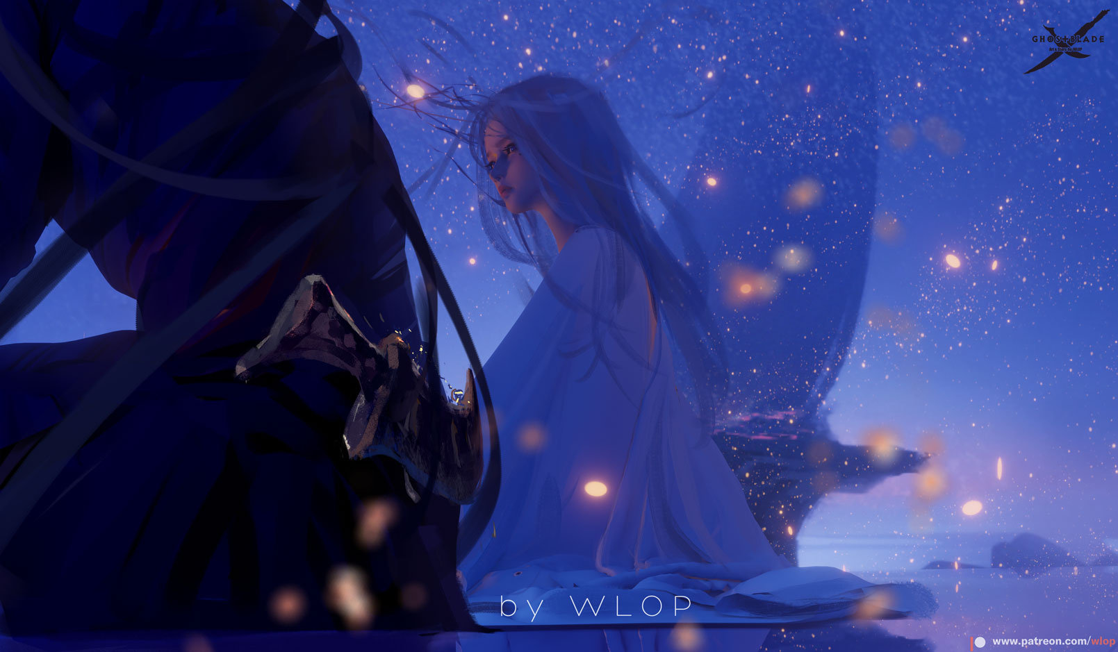 鬼刀# 海琴帝国公主.海琴烟 插画师:wlop