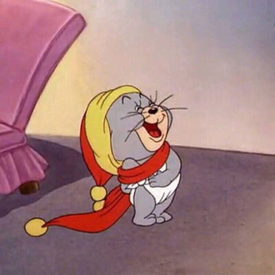 搞笑卡通头像猫和老鼠图片