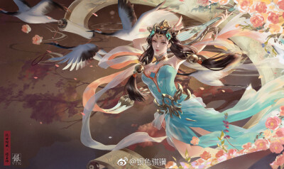 古典古风美女古风美男花高清壁纸花妖