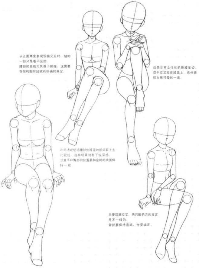 都是动漫人物人体结构