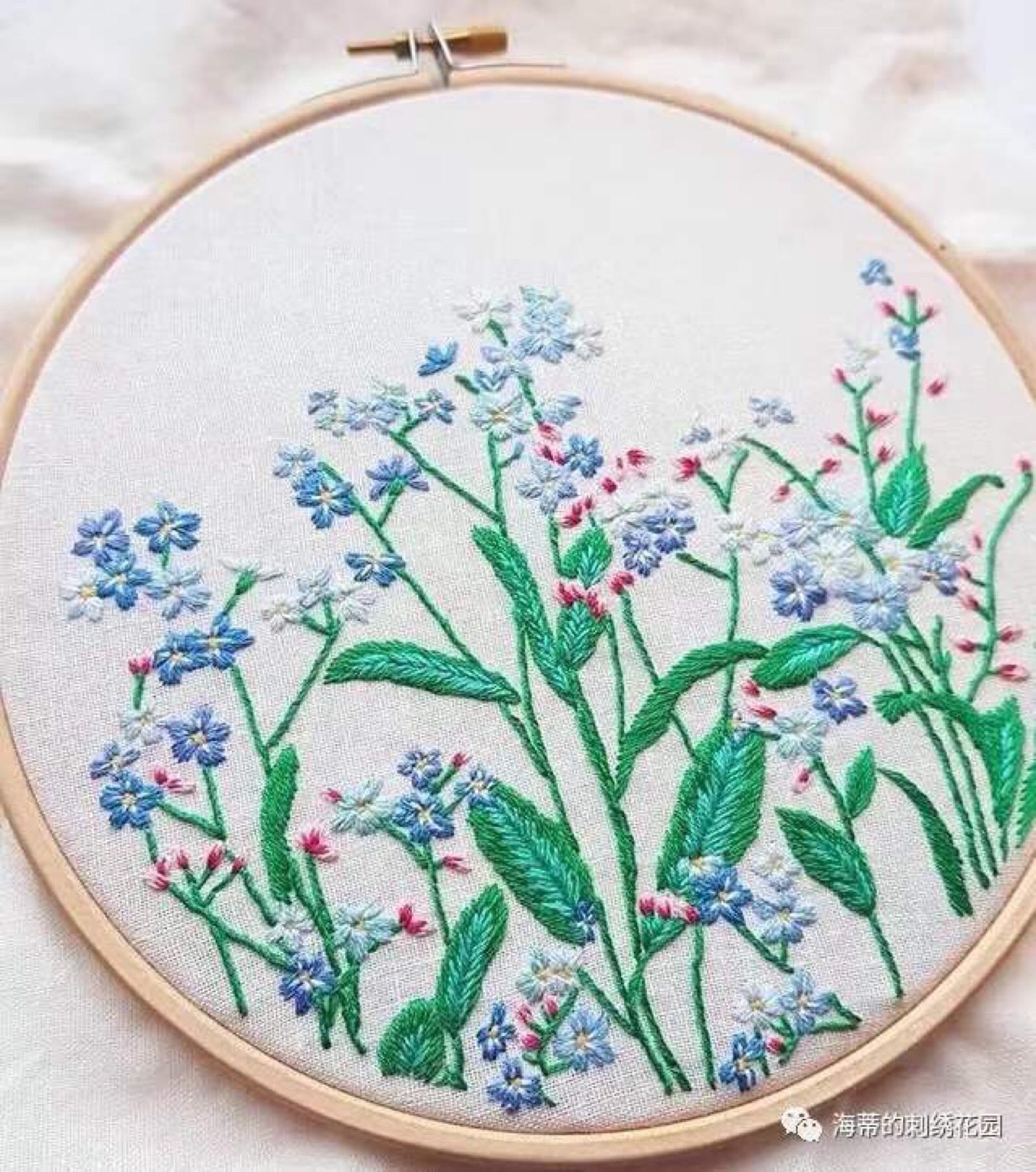 花卉刺绣