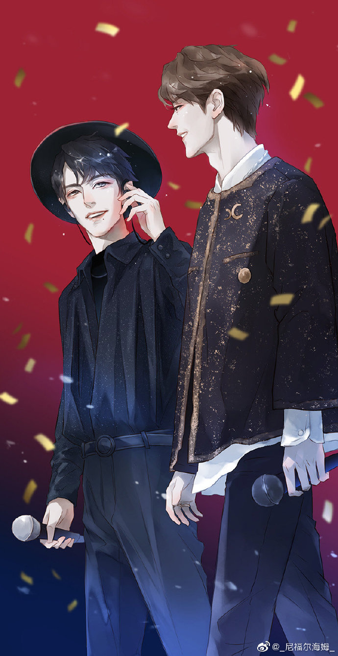 王一博手绘饭绘漫画