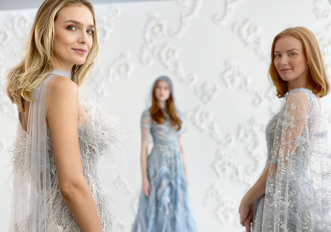 《the atelier2020婚纱系列首次亮相纽约婚纱周》