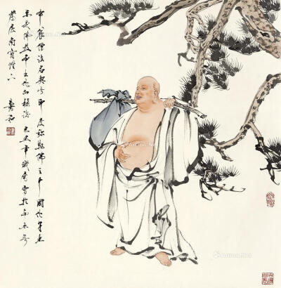 弥勒佛国画