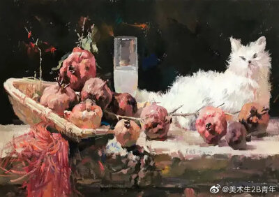 画色彩静物的步骤