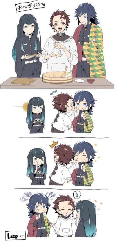 互相吃醋哈哈哈哈哈想被炭炭擦嘴 twi:saaaan_1