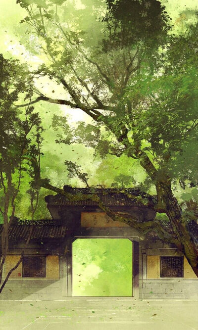 古风四季全图