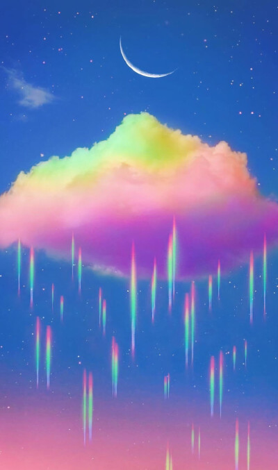 云朵彩虹