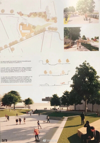 景观建筑展板排版