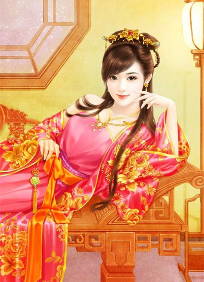 玉帐鸳鸯喷兰麝,时落银灯香.女伴莫话孤眠,六宫罗绮三千.