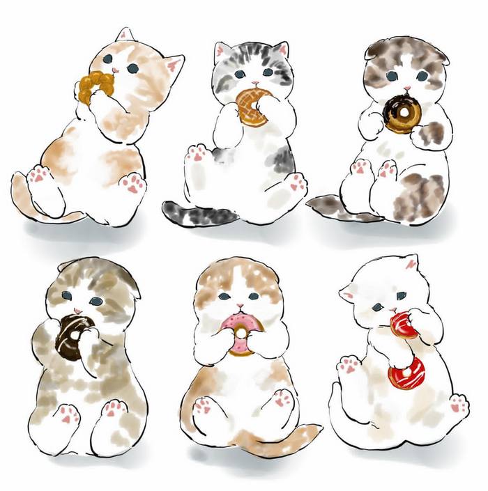 喵星人插画 日本画师ぢゅの作品