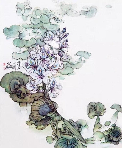 郑乃珖 工笔百花欣赏
