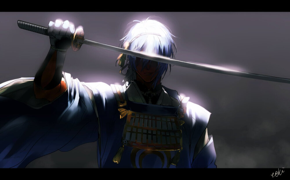 刀剑乱舞# 三日月宗近画师:teki