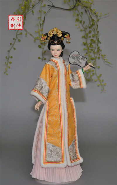 清朝美女娃娃