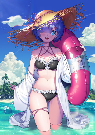 少女的夏日泳装 - 堆糖,美图壁纸兴趣社区
