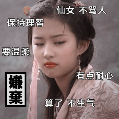 小仙女不骂人表情包图片