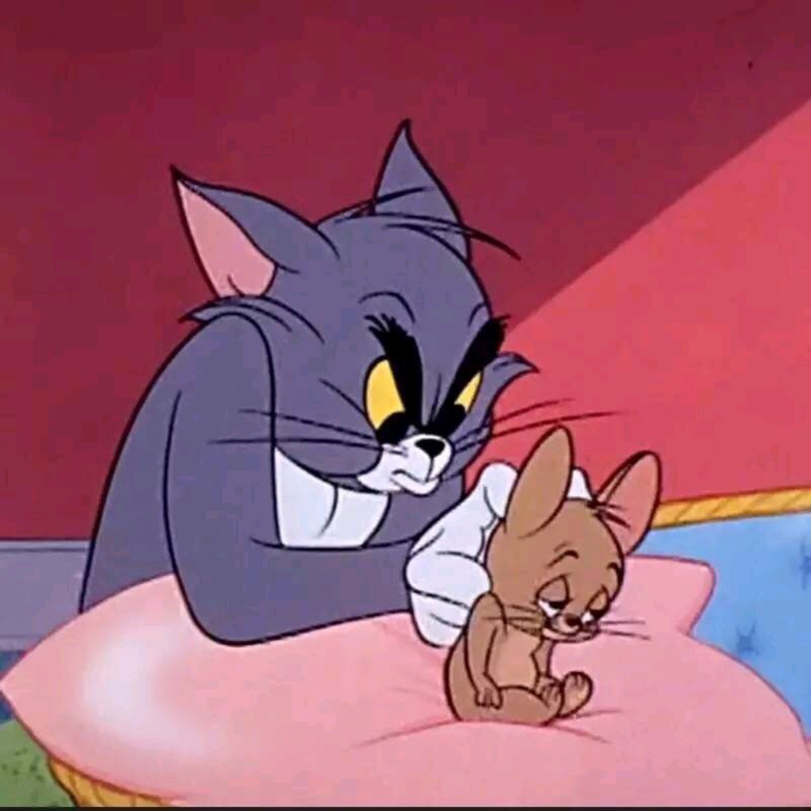 猫和老鼠沙雕头像情侣图片