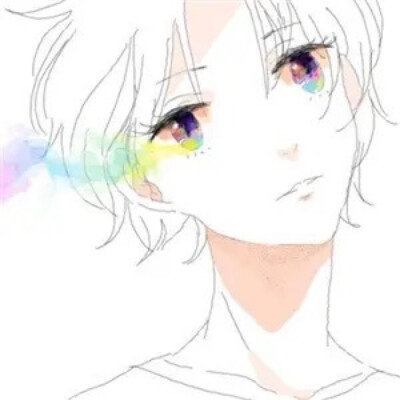 白色系男生头像动漫