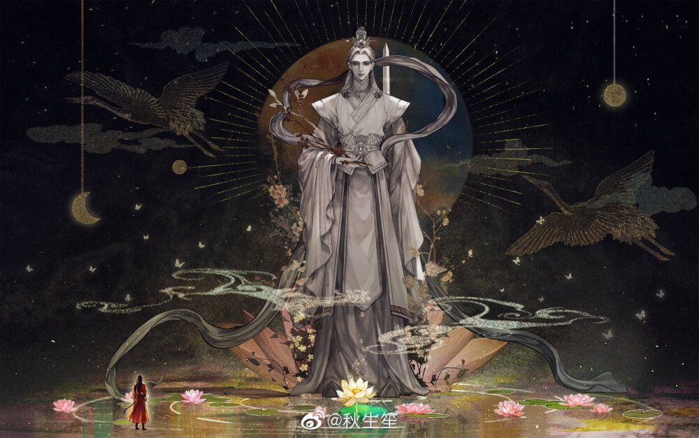1天官赐福 谢怜 花城 画师wb秋生笙 dt理奈
