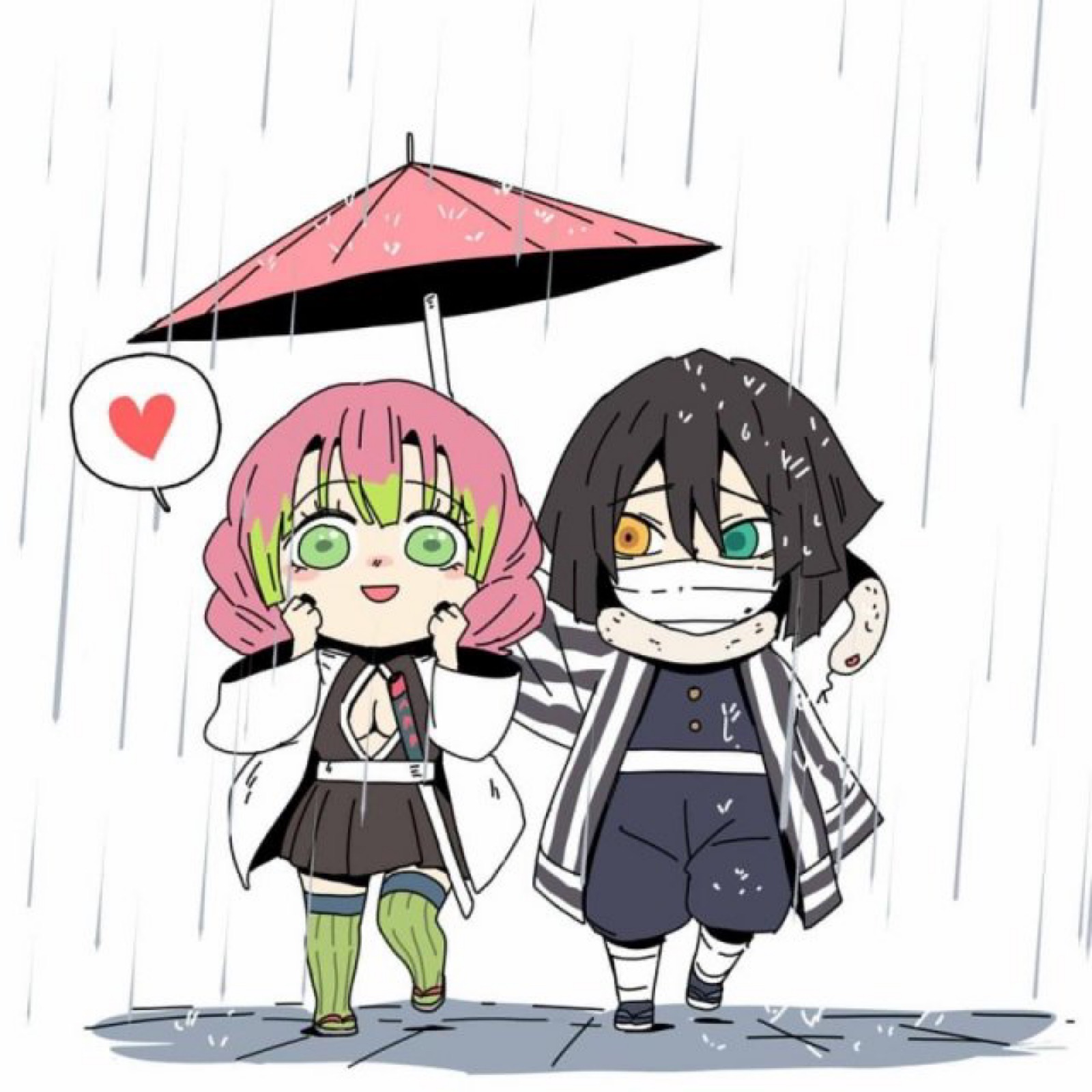 转载#雨天的鬼杀队九柱
