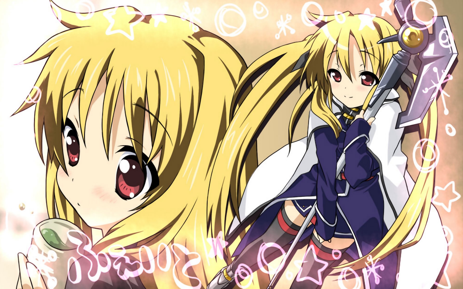 其他动漫 魔法少女奈叶strikers/k-on!轻音部[菲特·t·哈洛温]
