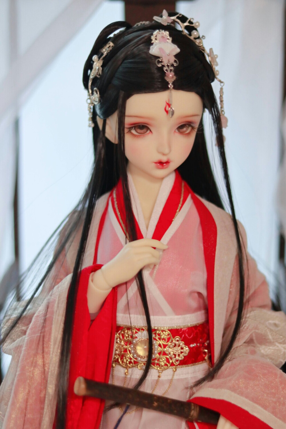 古风美人 sd娃娃 bjd 玩具 人偶 壁纸 萌物