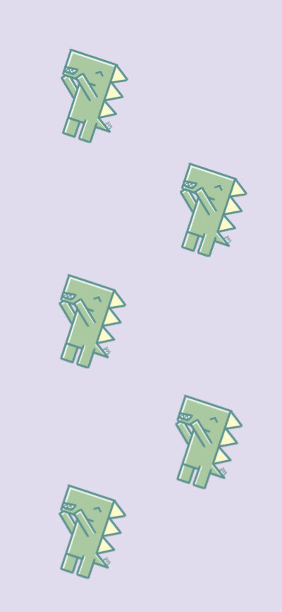 mana小画-小恐龙壁纸