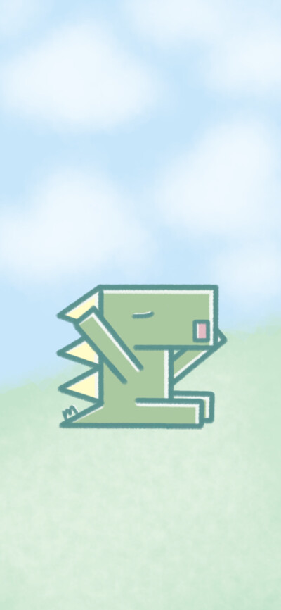 呆萌小恐龙壁纸