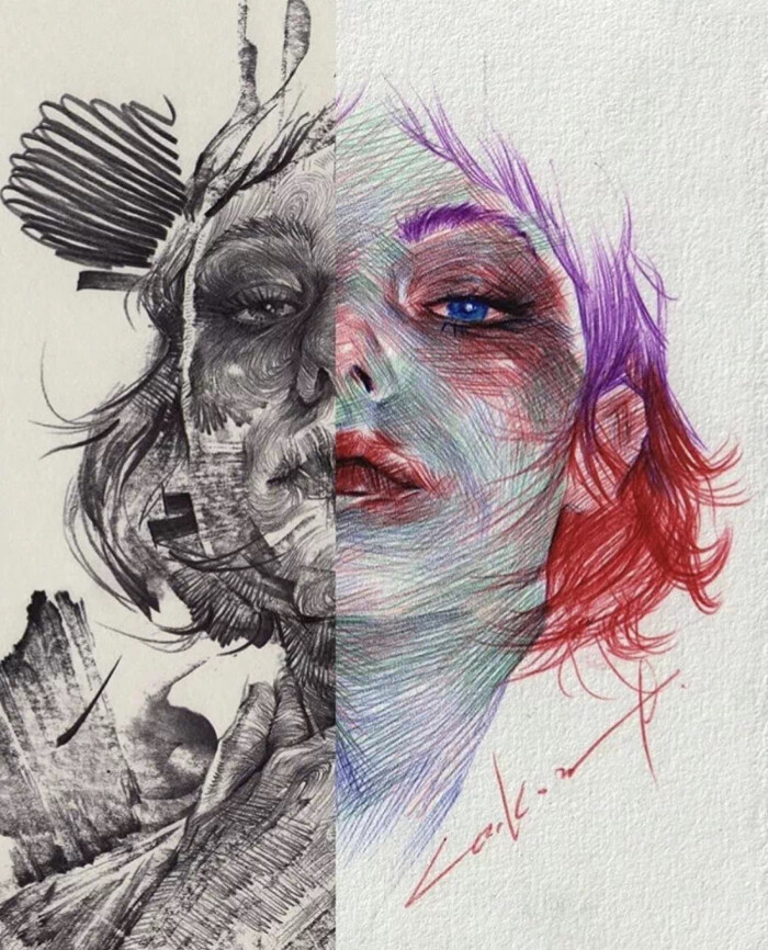 leekillust(朴智旻)不一样的素描