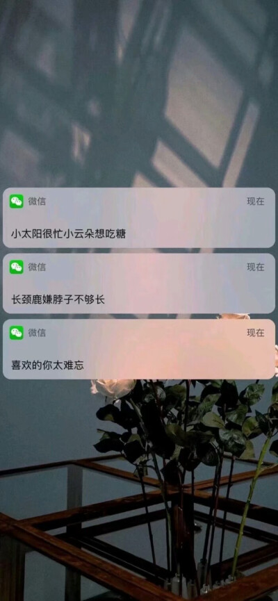 壁纸 锁屏 微信消息提醒 文字