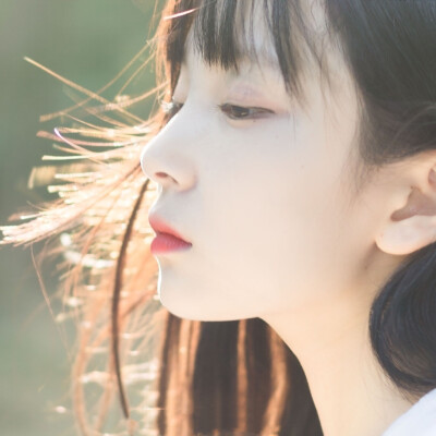 手绘少女心头像