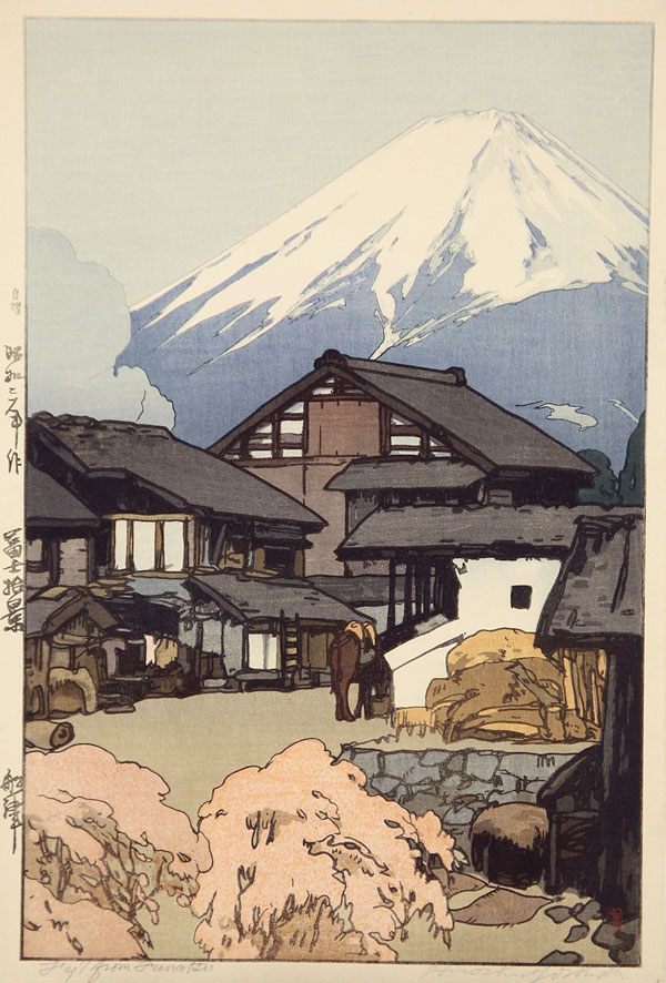 日本妞画家hiroshi yoshida作品:昭和时代的唯美风情.