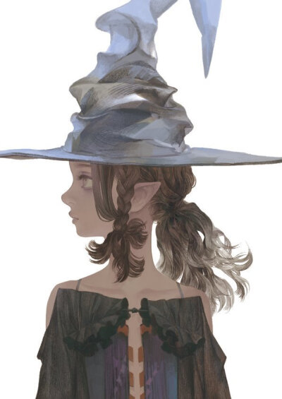 神秘的女巫,美丽的魔女 ~ 插画 画师matayosi作品