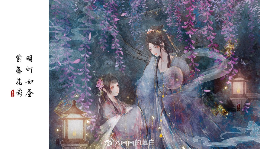 动漫古风*微博转载画画的慕白 - 堆糖,美图壁纸兴趣社区