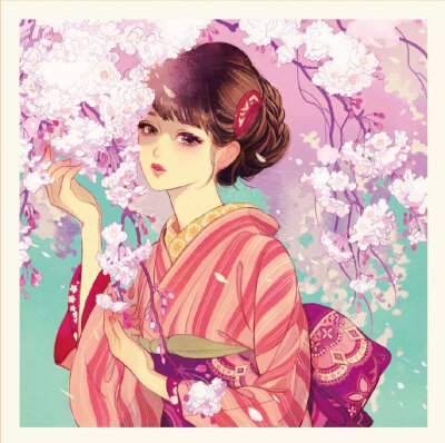 动漫和服*日本插画艺术家 マツオヒロミ(matsuohiromi.com) [/cp