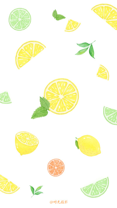 柠檬锁屏壁纸图片
