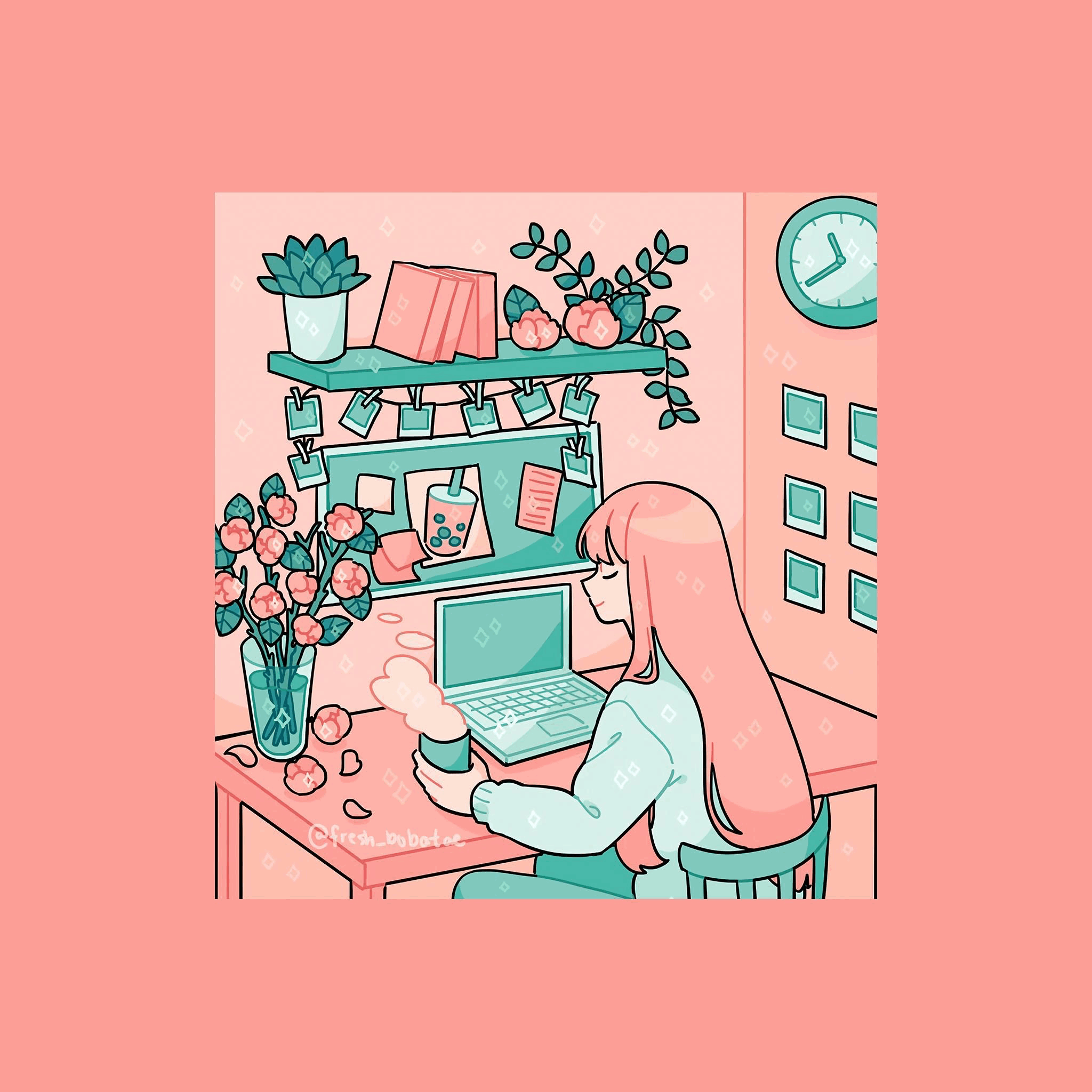 韩国插画师 emily kim